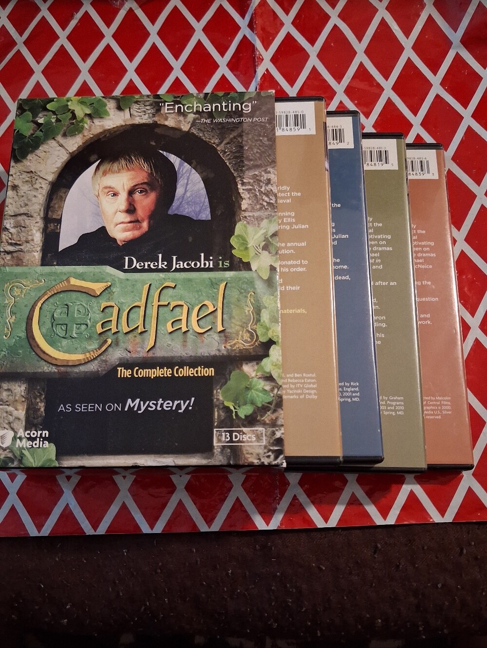Cadfael Complete Collection 13 DVD Disc box setDerek Jacobi as Ellis Peter's me